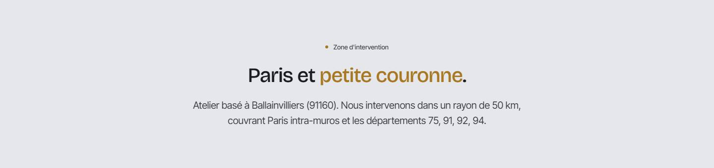 section — Paris et petite couronne.
