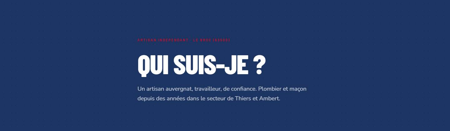 hero — Qui suis-je ?