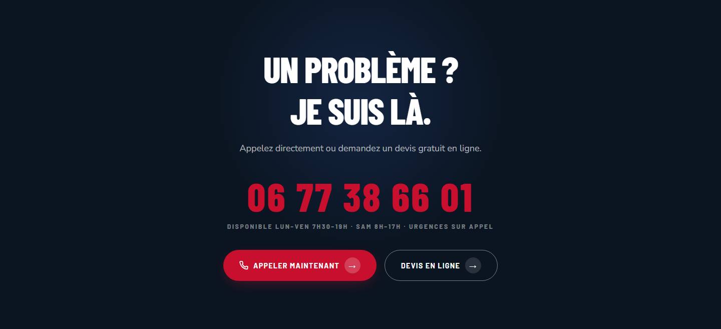 cta — Un problème ?Je suis là.