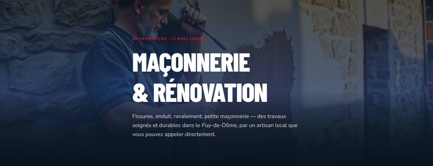 hero — Maçonnerie& Rénovation