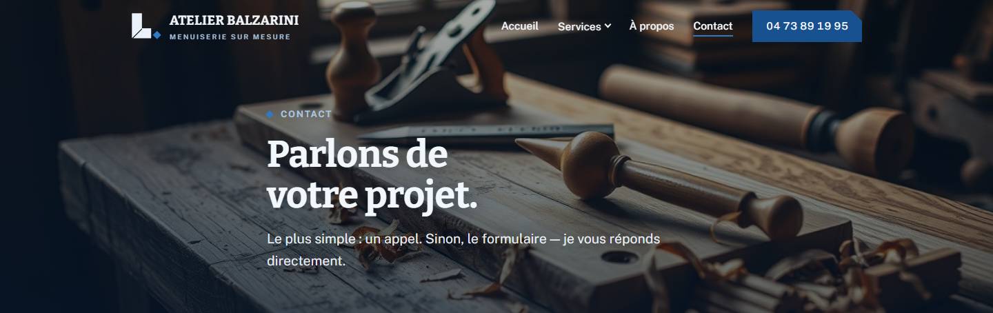 hero — Parlons de votre projet.