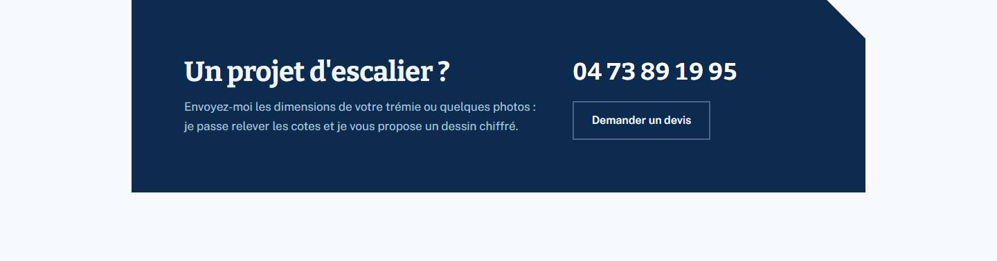 cta — Un projet d'escalier ?