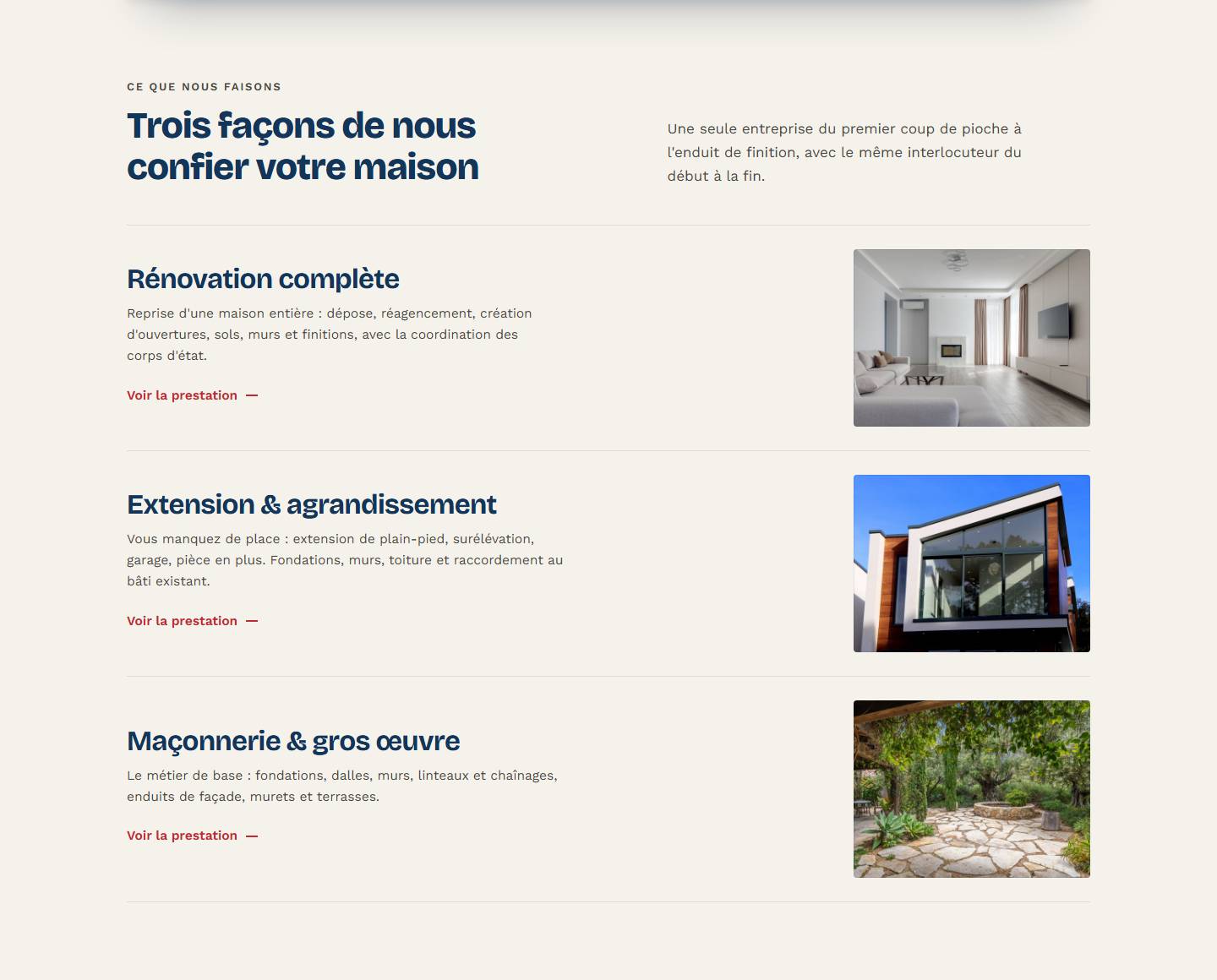 section — Trois façons de nous confier votre maison