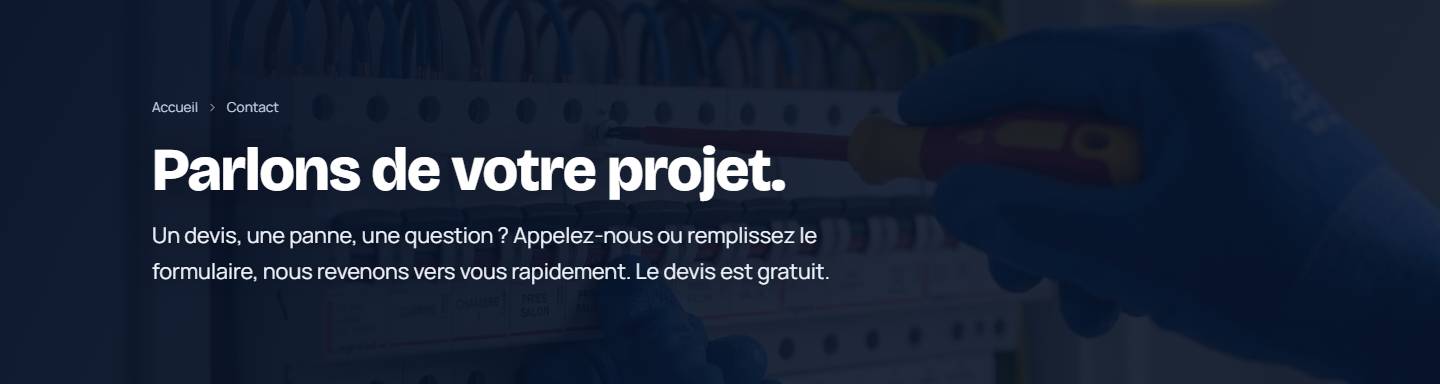 hero — Parlons de votre projet.