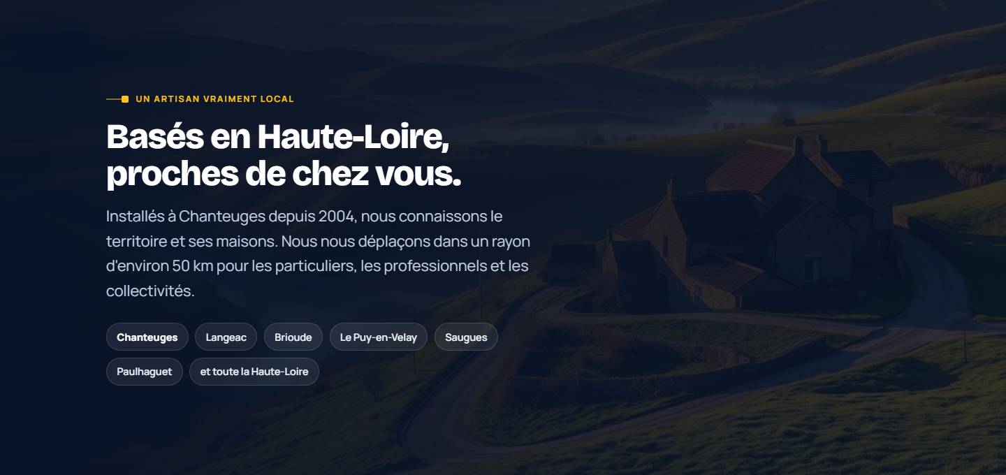 cta — Basés en Haute-Loire, proches de chez vous.