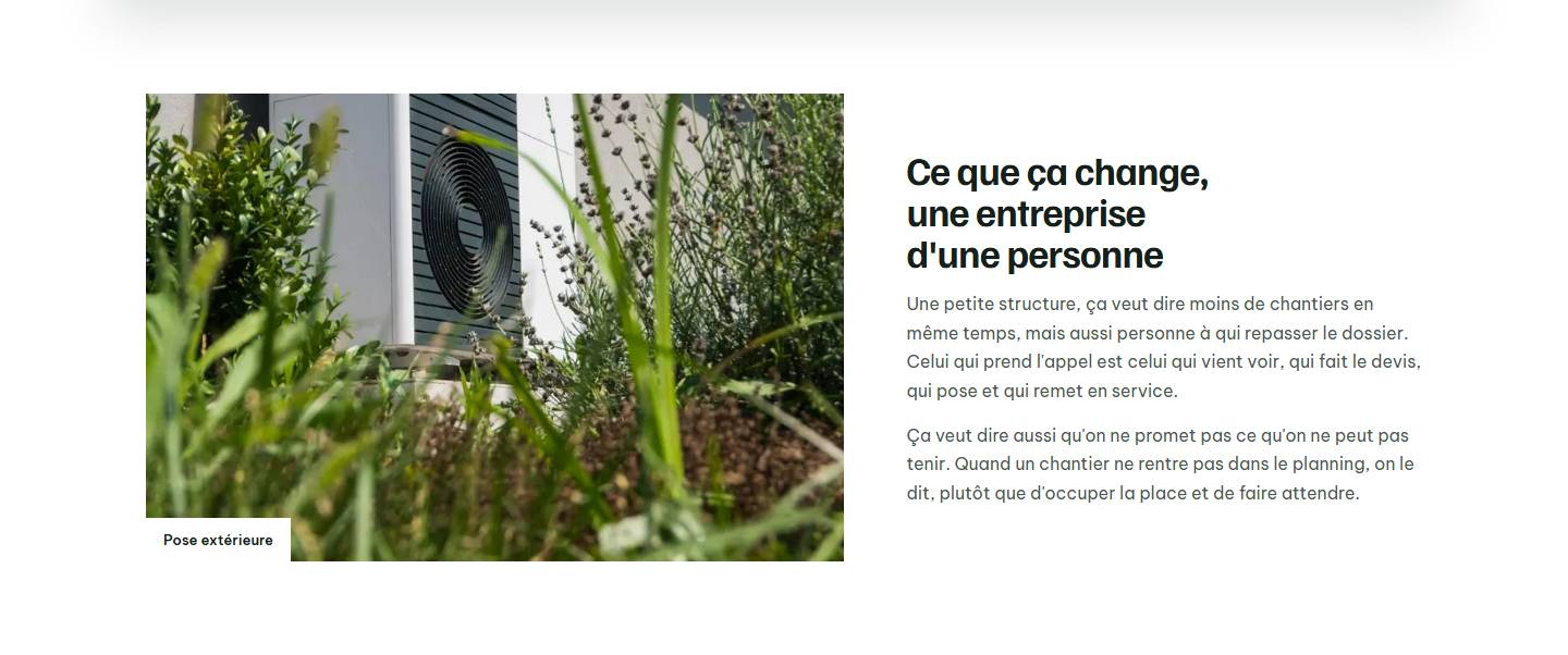 section — Ce que ça change, une entreprise d'une personne