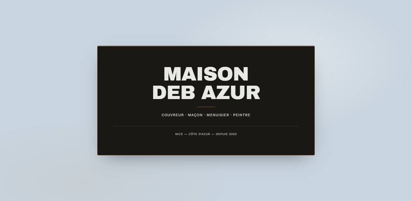 section — MaisonDeb Azur