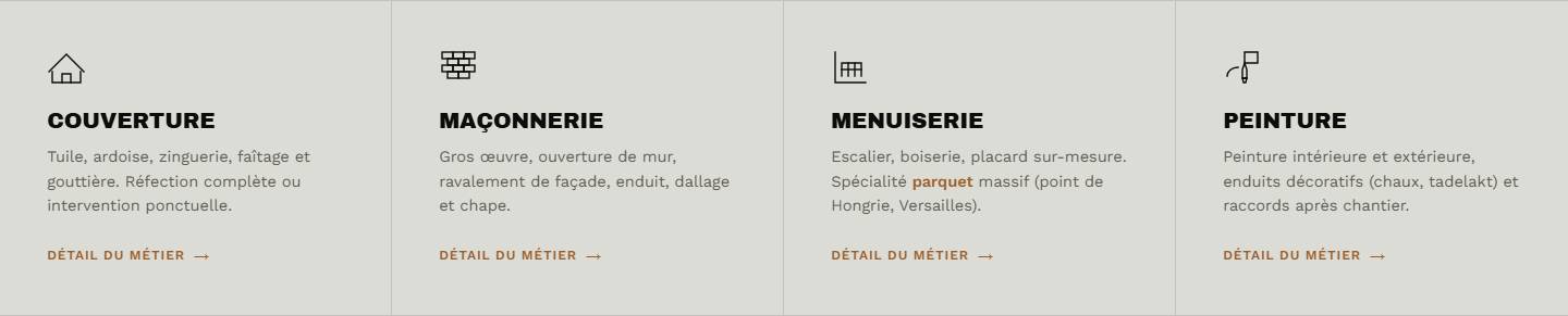 services — Couverture