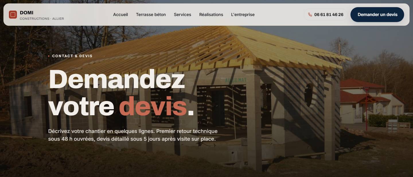 hero — Demandez votre devis.