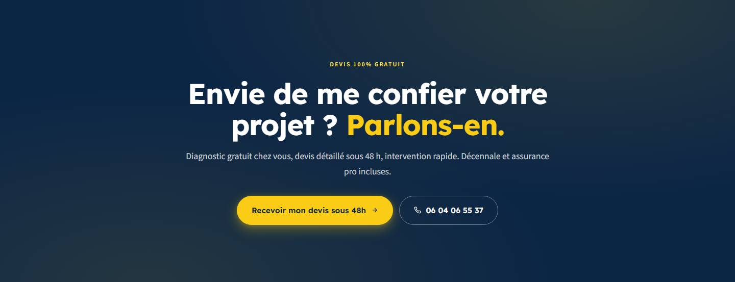 cta — Envie de me confier votre projet ? Parlons-en.