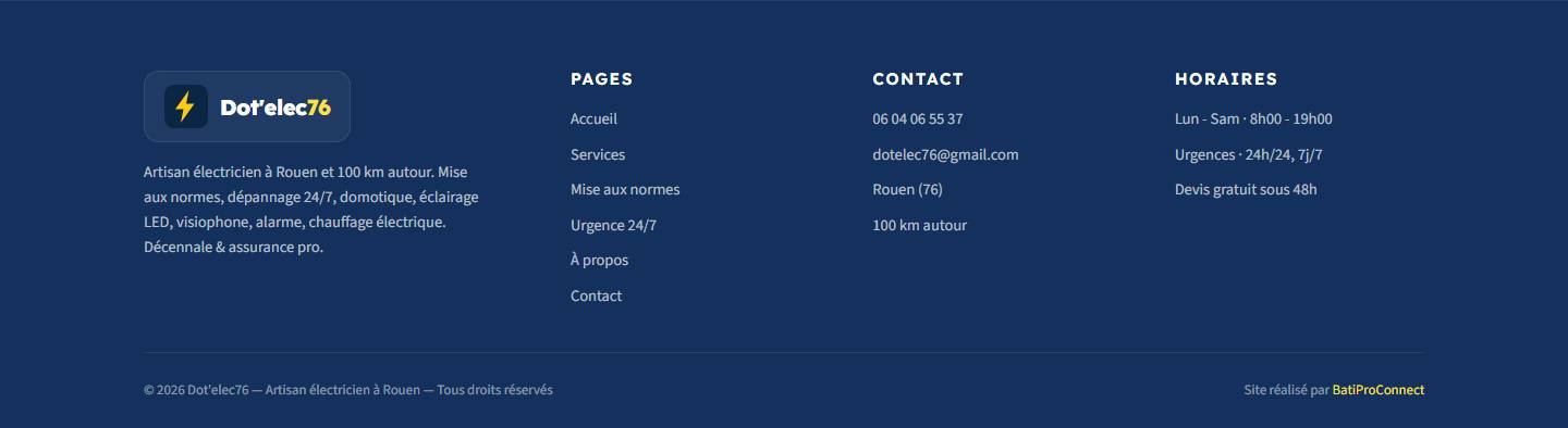 footer — dotelec76