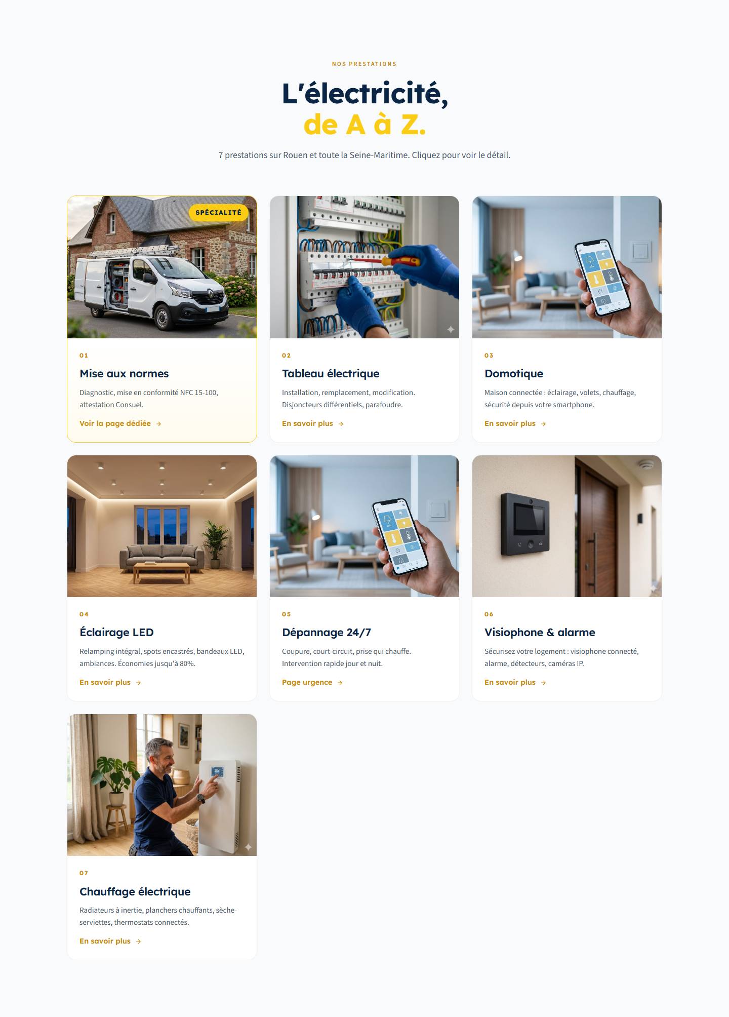 services — L'électricité,de A à Z.