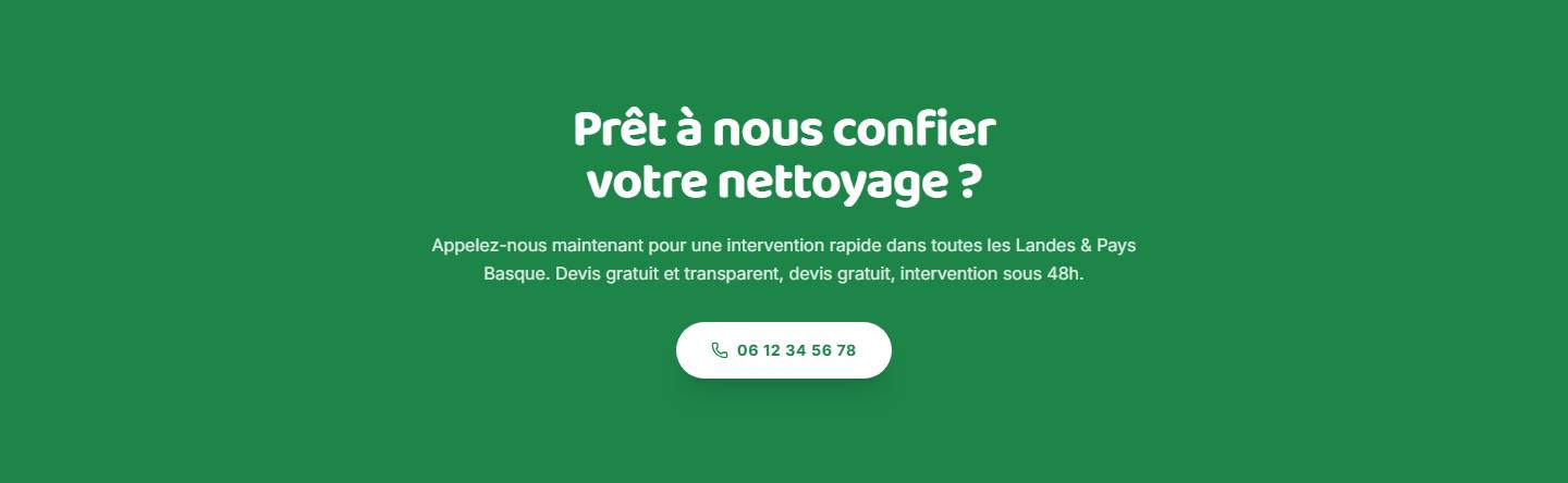 partenaires — Prêt à nous confier votre nettoyage ?