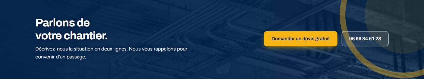 cta — Parlons de votre chantier.