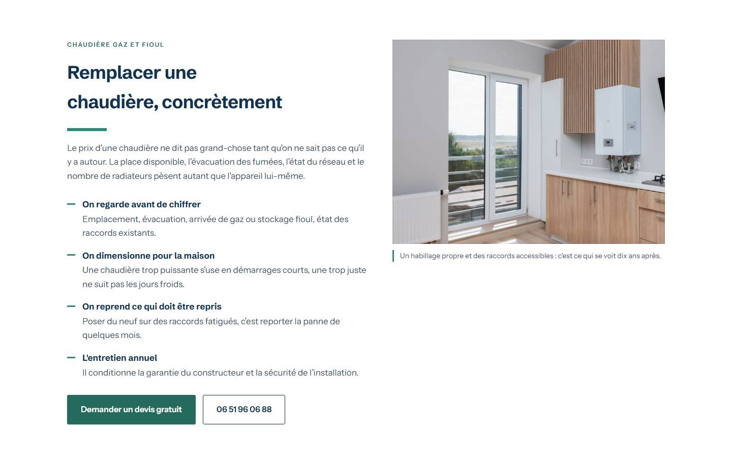 section — Remplacer une chaudière, concrètement