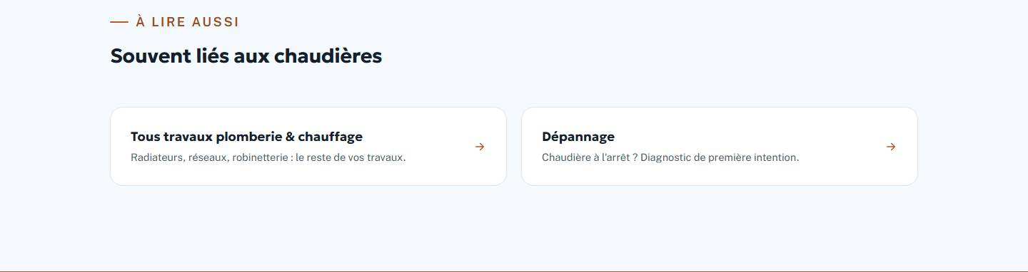 section — Souvent liés aux chaudières