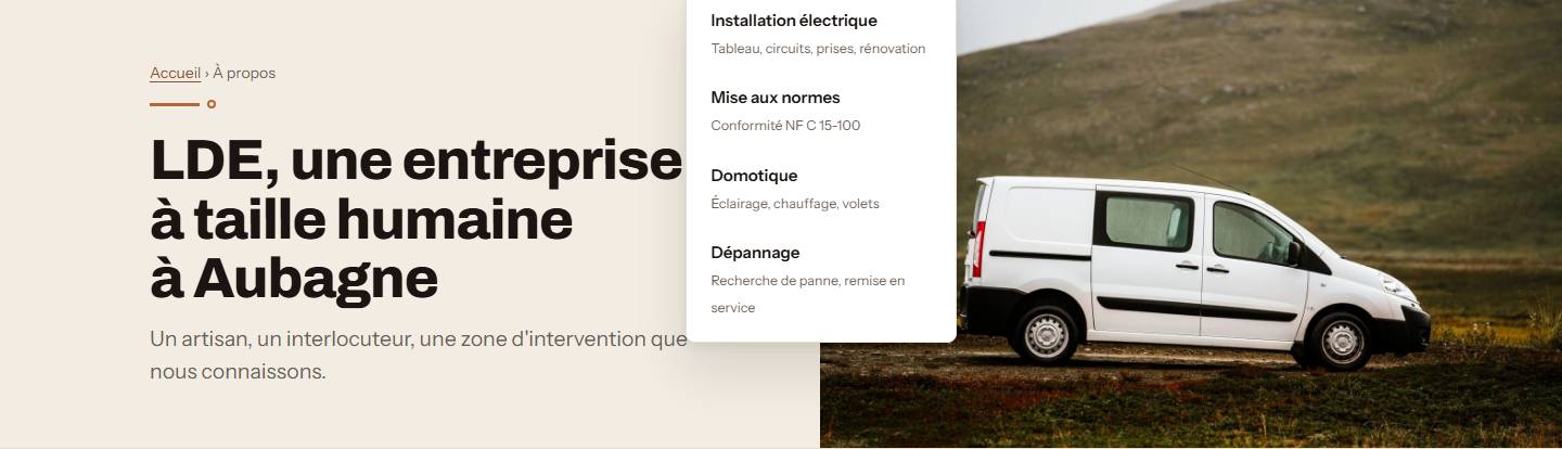 hero — LDE, une entreprise à taille humaine à Aubagne