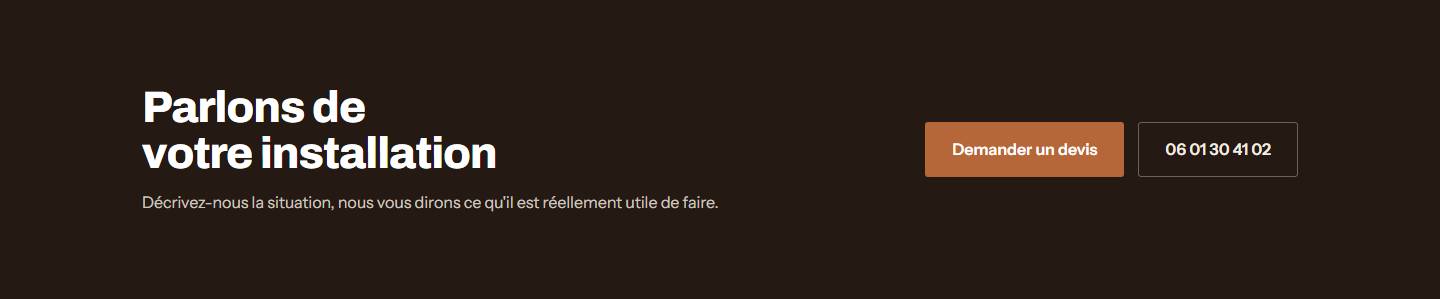 cta — Parlons de votre installation