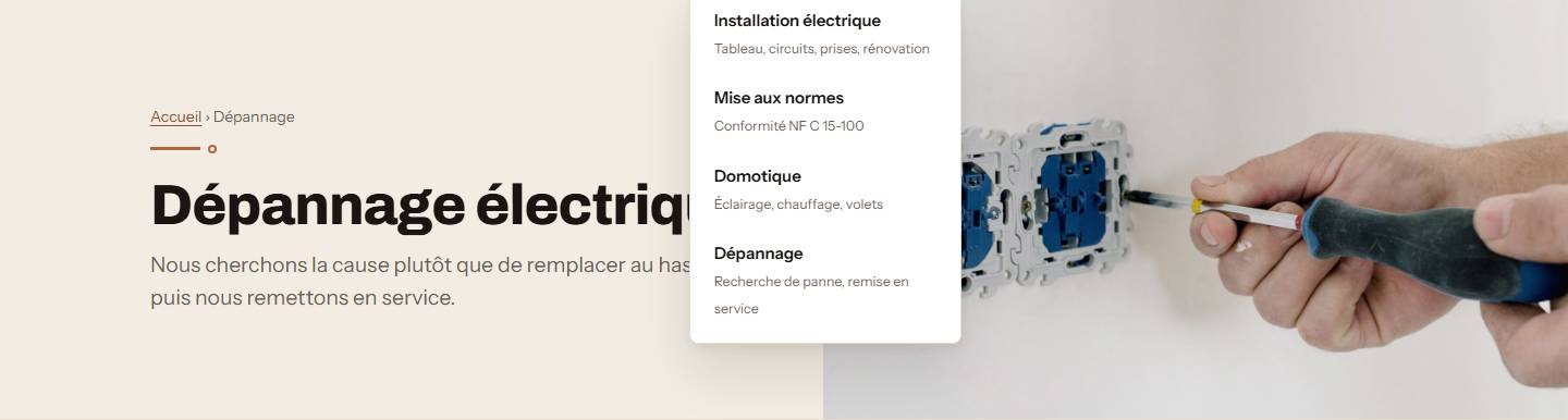 hero — Dépannage électrique