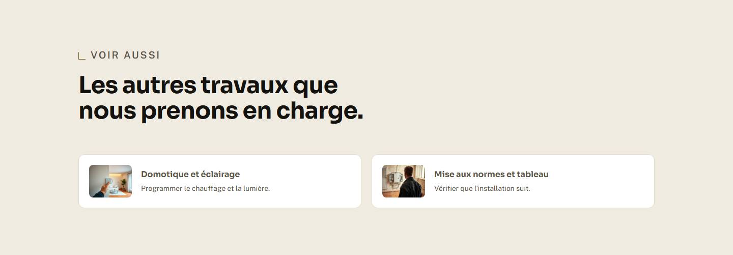 section — Les autres travaux que nous prenons en charge.