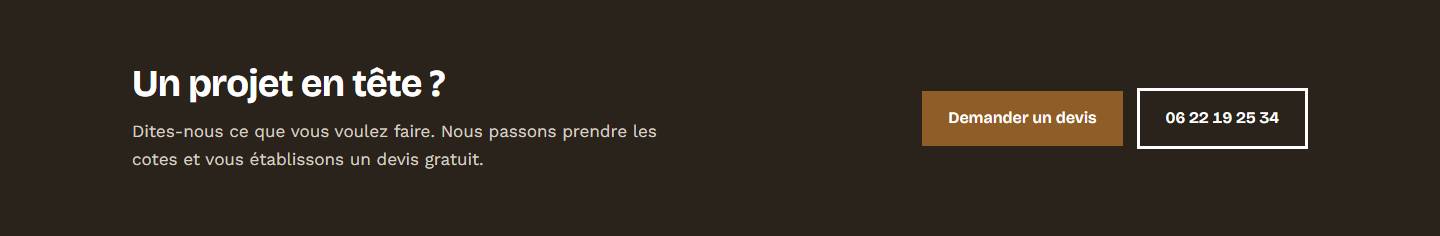 section — Un projet en tête ?