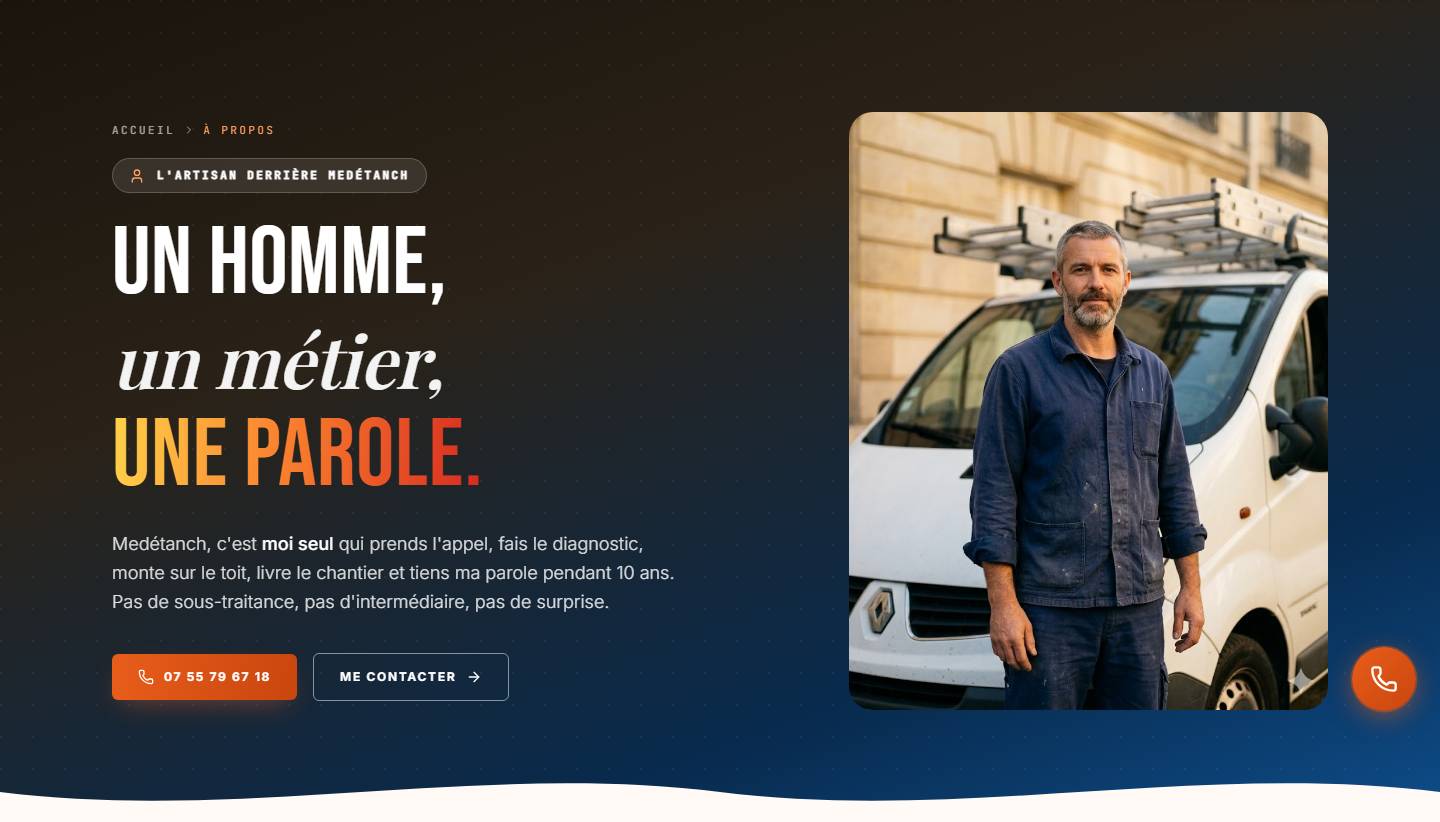 hero — Un homme, un métier, une parole.