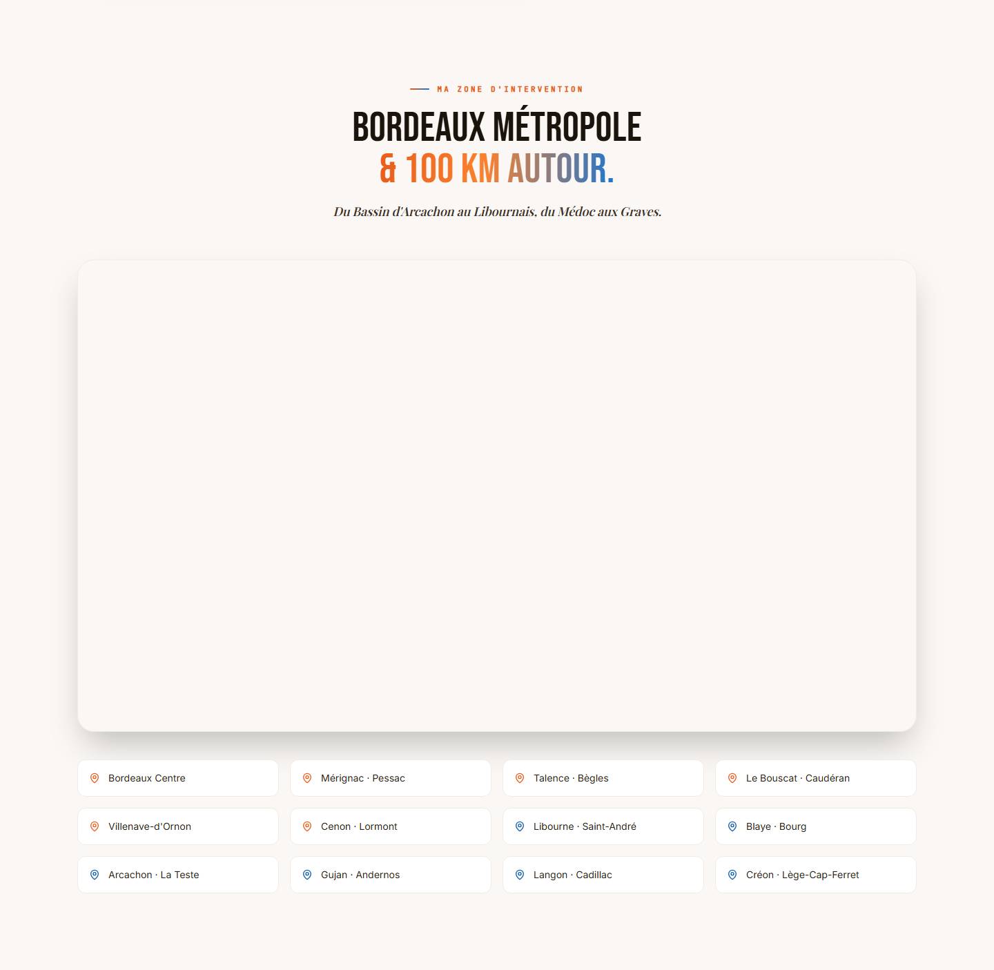 section — Bordeaux Métropole& 100 km autour.