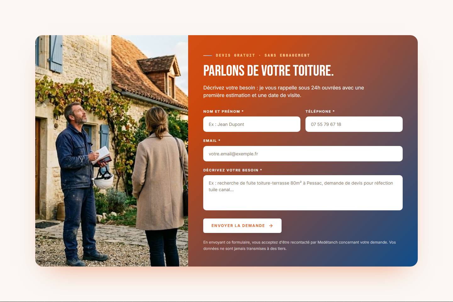 contact — Parlons de votre toiture.