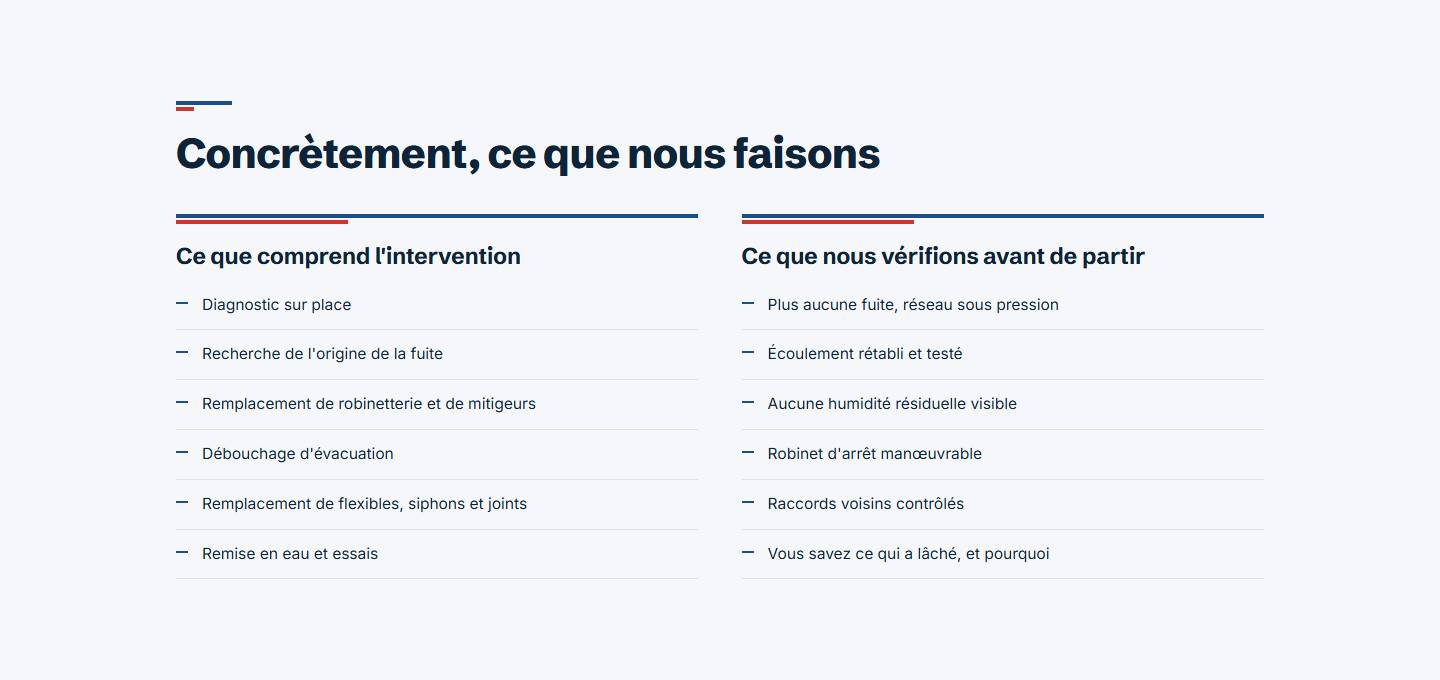 section — Concrètement, ce que nous faisons