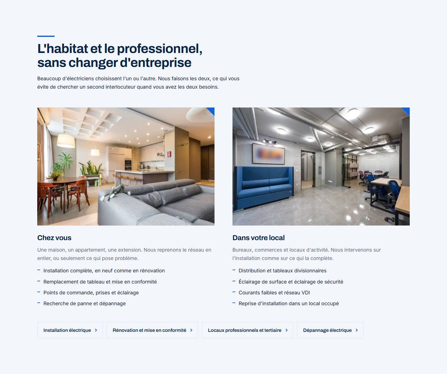 section — L'habitat et le professionnel, sans changer d'entreprise