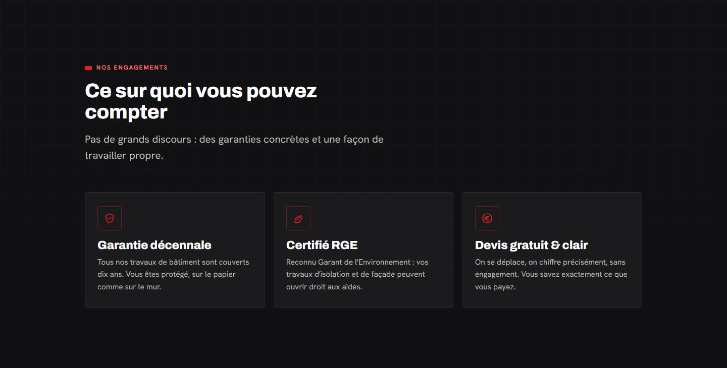 section — Ce sur quoi vous pouvez compter