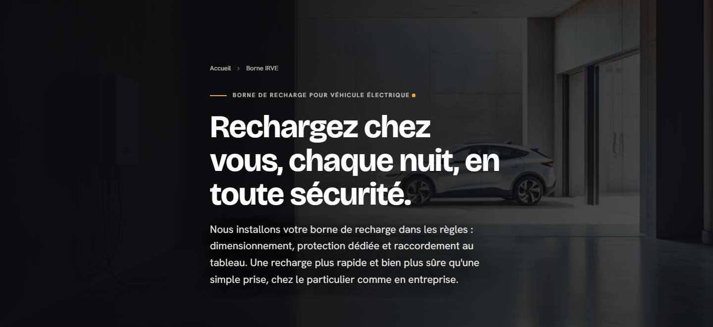 hero — Rechargez chez vous, chaque nuit, en toute sécurité.